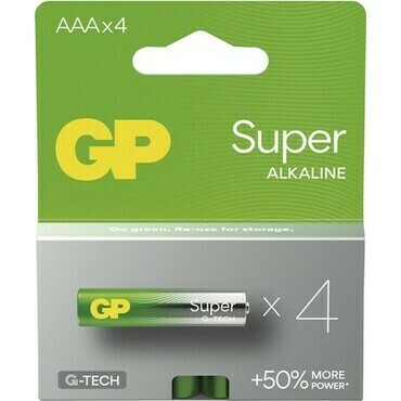 Baterie GP Super Alkaline AAA 4 ks