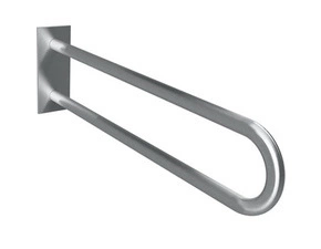 Madlo podpěrné ve tvaru U Bemeta Help 900 mm s krytkou nerez matný