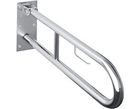 Úchyt sklopný ve tvaru U Bemeta Help s držákem TP 750 mm bez krytky nerez lesklý
