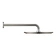 Set hlavové sprchy Grohe Rainshower Cosmopolitan 310 1 proud kartáčovaný Hard Graphite 26066AL0