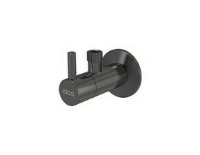 Ventil rohový Alca ARV001-GM-B 1/2"×3/8" s filtrem GUN METAL-kartáčovaný mat