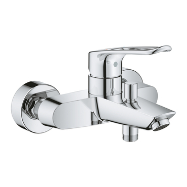 Baterie vanová nástěnná Grohe Eurosmart 150 mm, chrom s přepínačem 25241003