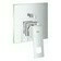 Díl nadomítkový Grohe Eurocube chrom s přepínačem 24062000