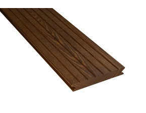 Prkno terasové AU-MEX Thermo jasan Clip 20×140×2 400 mm