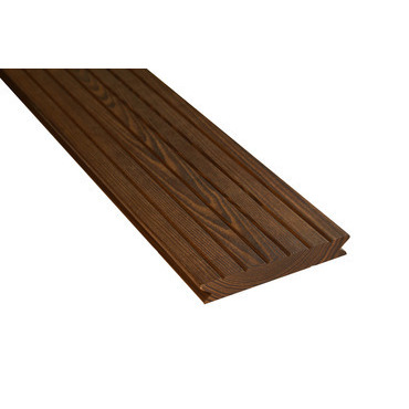Prkno terasové AU-MEX Thermo jasan Clip 20×140×2 400 mm