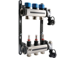 Rozdělovač nerezový FV Plast INOX 11 s průtokoměry
