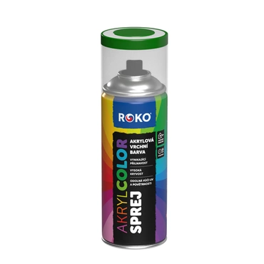 Barva akrylová vrchní Roko AKRYCOLOR Sprej mátová zelená, 400 ml