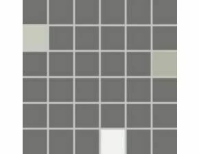 Mozaika Rako Concept Plus 5×5 cm (set 30×30 cm) tmavě šedá mix WDM05011