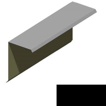 Ukončení pultové střechy RS360S-75 PU 50 MAX MN131 černá