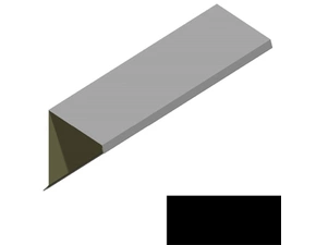 Ukončení pultové střechy RS312S-60 SP 35 TEX 2N09A černá