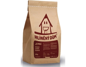 Omítka hliněná HLINĚNÝ DŮM JEMNÁ TERRA 20 kg