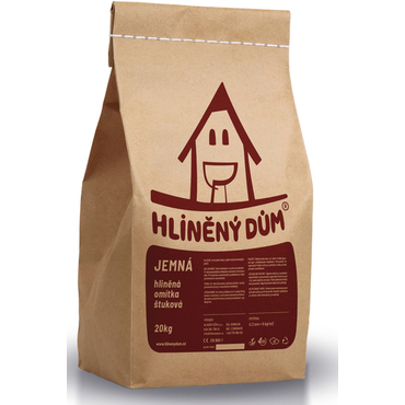 Omítka hliněná HLINĚNÝ DŮM JEMNÁ TERRA 500 kg