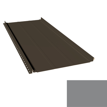 Krytina plechová LINEDEK 485 Rib SP 25 LESK 2A094 tmavě stříbrná