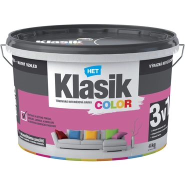 Malba interiérová HET Klasik Color purpurový, 4 kg