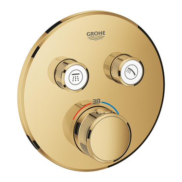 Baterie podomítková termostatická Grohe Grohtherm SmartControl 2-cestná Cool Sunrise 29119GL0