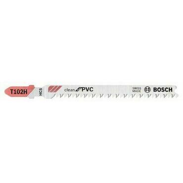 Plátek pilový Bosch T 102 H Clean for PVC 5 ks