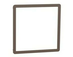 Rámeček dekorativní Schneider Electric Unica Nová Studio Outline jednonásobný chocolate