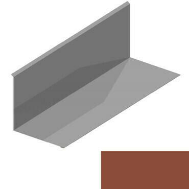 Lemování ke zdi rovnoběžné s okapem RS312S-105 SP 25 RAL 8004 cihlová