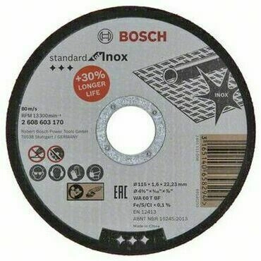 Kotouč řezný Bosch Standard for Inox 115×1,6 mm
