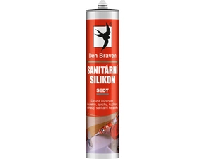 Silikon sanitární Den Braven šedý 280 ml