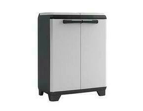 Skříň recyklační Keter Split Premium šedá/černá