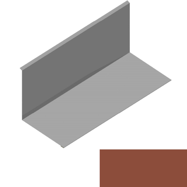 Lemování ke zdi rovnoběžné s okapem RS312S-120 SP 25 2M604 cihlová