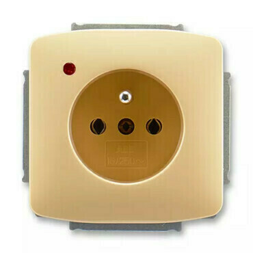 Zásuvka 230 V jednonásobná ABB Tango béžová
