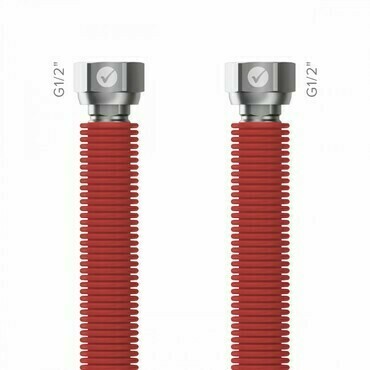 Hadice natahovací Merabell Aqua Flexi G1/2"–G1/2" 30–60 cm