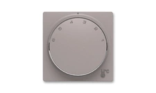 Kryt termostat otočný prostor ABB Zoni greige, bílá