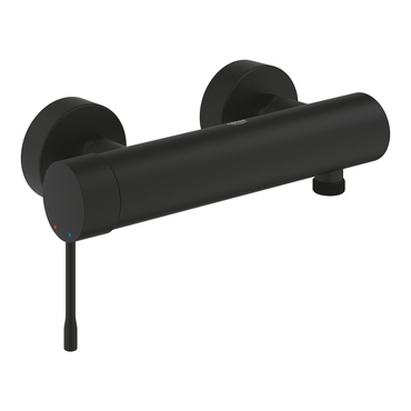 Baterie sprchová nástěnná Grohe Essence 150 mm phantom black 25252KF1