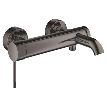 Baterie vanová nástěnná Grohe Essence 150 mm Hard Graphite s přepínačem 33624A01