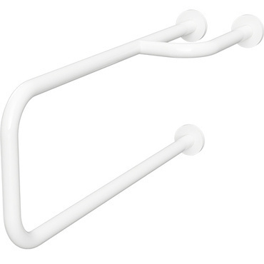 Madlo podpěrné k umyvadlu Bemeta Help 516 mm pravé, s krytkou bílé