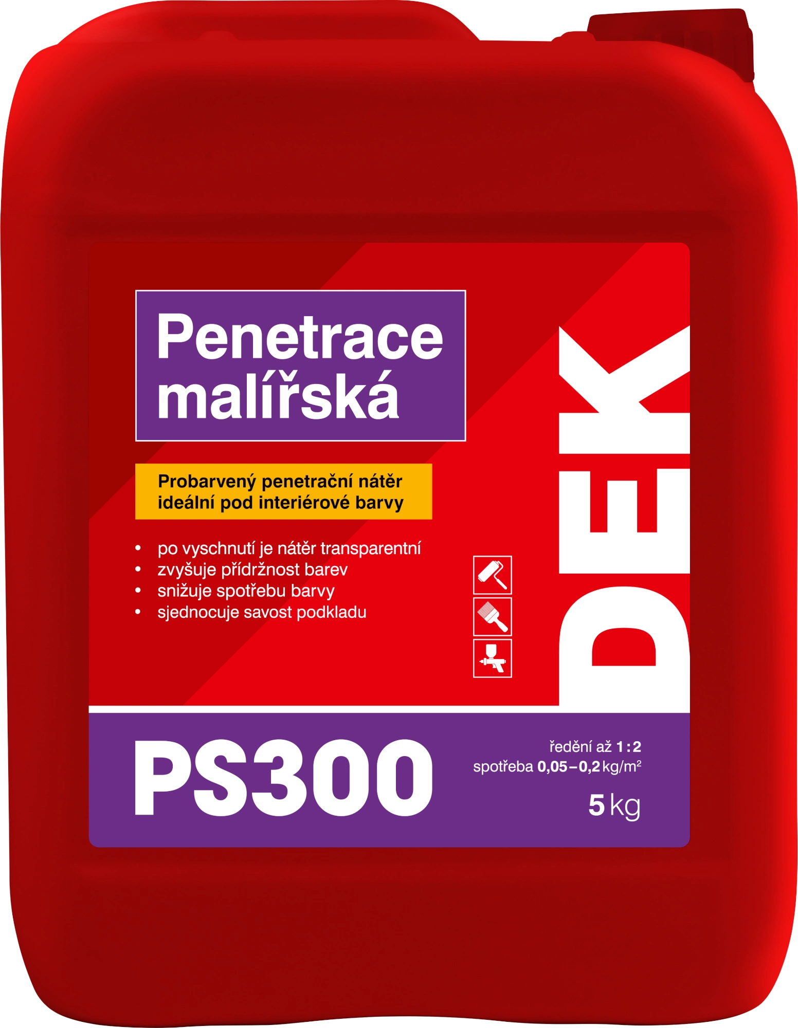 DEK Penetrace malířská DEK PS300 5 kg