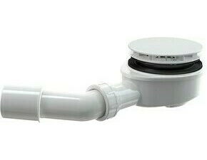 Sifon vaničkový snížený Alca A491B bílá-lesk