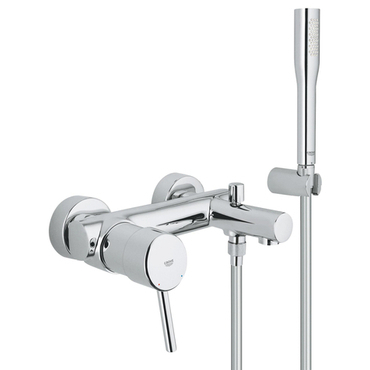 Baterie vanová nástěnná Grohe Concetto 150 mm s ruční sprchou, chrom 32212001