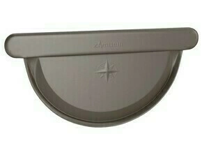 Čelo žlabu velké DEKRAIN ROBUST 250 RAL 8014 Testa di Moro