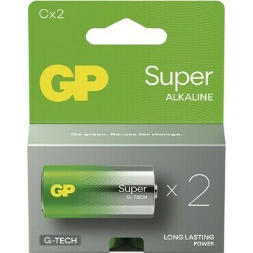 Baterie GP Super Alkaline C 2 ks