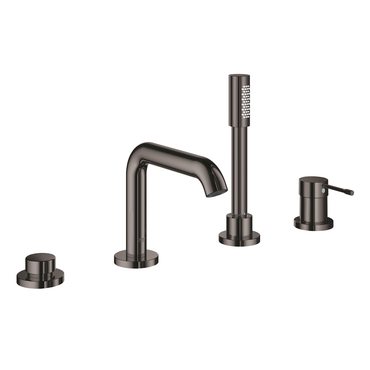 Baterie na okraj vany Grohe Essence 4 - otvorová Hard Graphite 25251A01