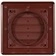 Mřížka větrací gravitační HACO VM G 150×150/100 mm hnědá
