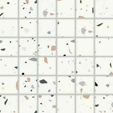 Mozaika Rako Spectra 5×5 cm (set 30×30 cm) červenohnědá vícebarevná WDM05547