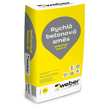 Beton C25/30 weberbat beton R 25 kg