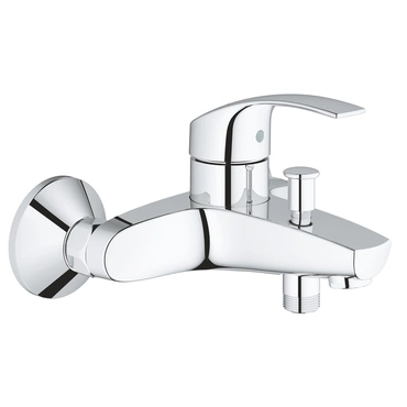 Baterie vanová nástěnná Grohe Eurosmart 150 mm chrom s přepínačem 33300002