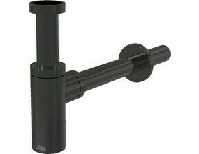 Sifon umyvadlový celokovový Alca A400-GM-B DN 32 s převlečnou maticí 5/4" GUN METAL-kartáčovaný mat