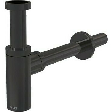 Sifon umyvadlový celokovový Alca A400-GM-B DN 32 s převlečnou maticí 5/4" GUN METAL-kartáčovaný mat