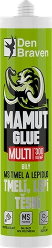 DEN BRAVEN Lepidlo Den Braven MAMUT GLUE Multi bílý 290 ml