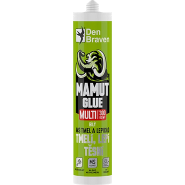 Lepidlo Den Braven MAMUT GLUE Multi bílý 290 ml