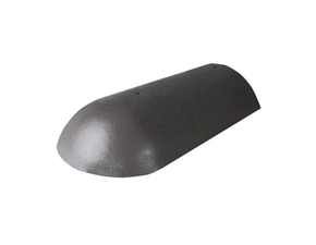 Hřebenáč koncový Bramac Star s vrutem granit metalic