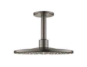 Set hlavové sprchy Grohe Rainshower SmartActive 310 2 proudy kartáčovaný Hard Graphite 26477AL0