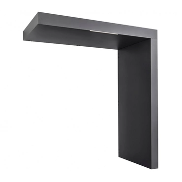 Stříška vchodová s pravou bočnicí Guttavordach BS/B-P PLUS LED strip antracit 1 600×900×2 200 mm
