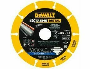 Kotouč řezný DIA DeWALT DT40252 125×22,23×1,3 mm